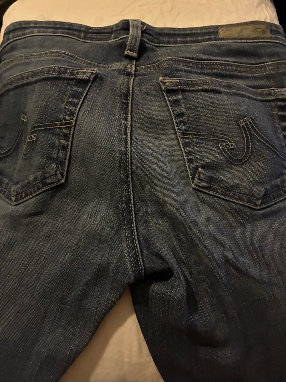 Ag Adriano Goldschmied Women's Skinny Jeans - Dark Blue Wash - Picture 6 of 10